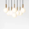 Miira 13 Large pendel, opal/messing