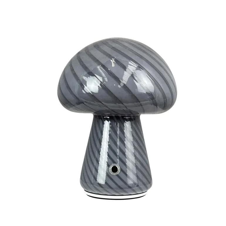 Morkel Mushroom batterilampe / bordlampe, grå