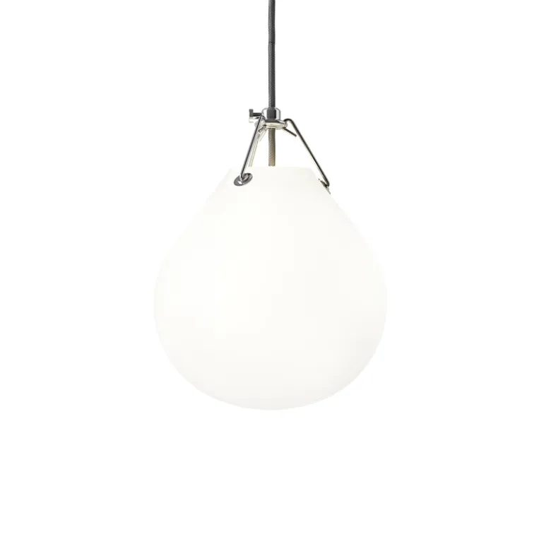 Moser pendel Ø205, mat hvid opal