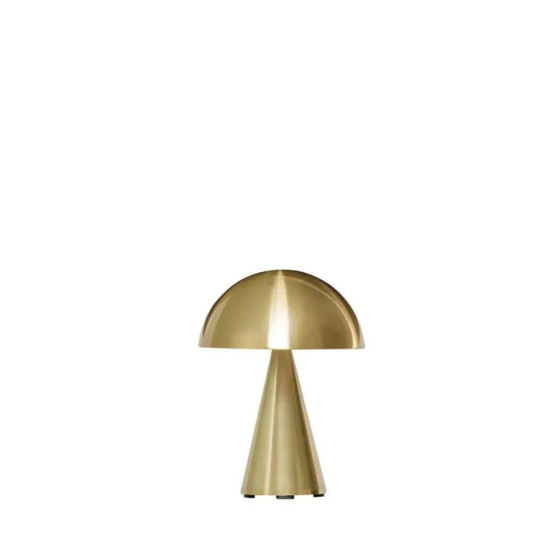 Mush Portable bordlampe / batterilampe, messing