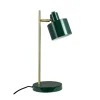 Ocean bordlampe, mørkegrøn/messing