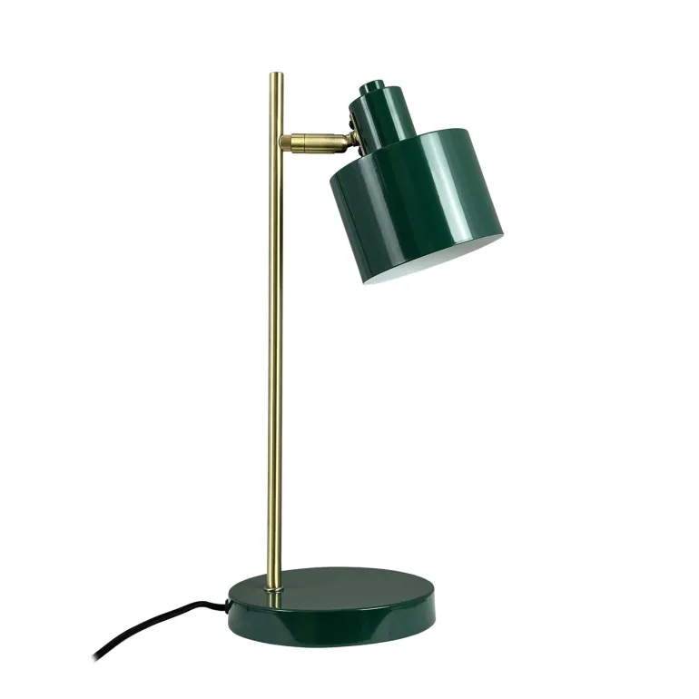 Ocean bordlampe, mørkegrøn/messing