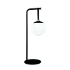 Odin Outdoor lysbold / batterilampe m/rem og bordstander, sort/hvid