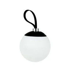 Odin Outdoor lysbold / batterilampe m/rem, sort/hvid