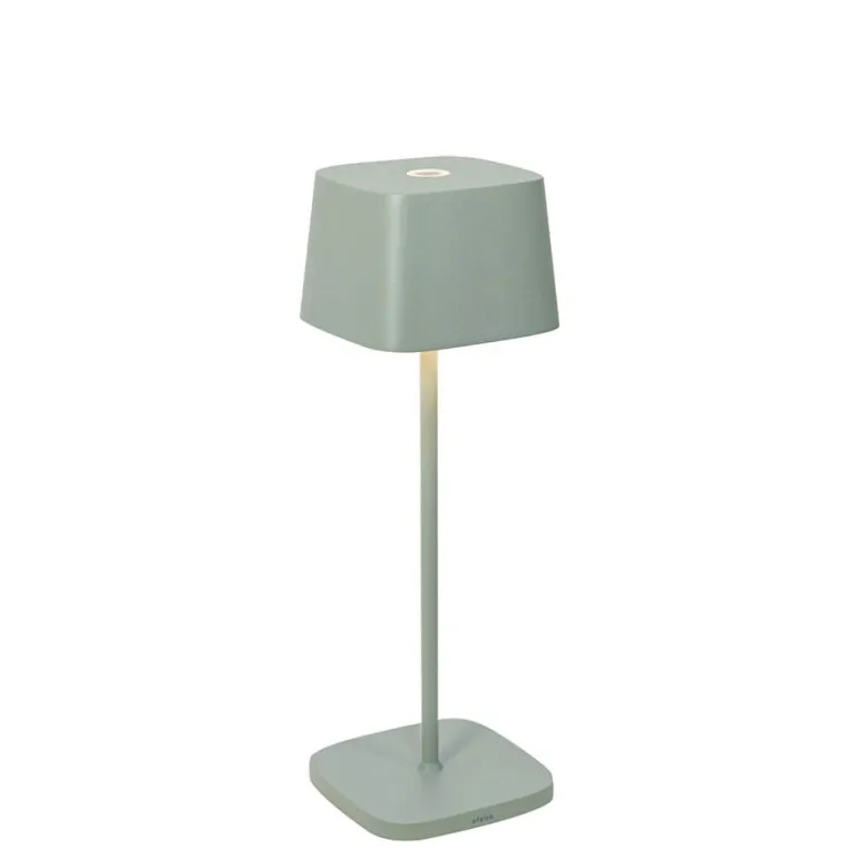 Ofelia batterilampe / bordlampe, salviegrøn