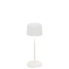 Olivia micro batterilampe / bordlampe, hvid