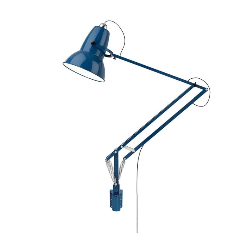 Original 1227 Giant vægmonteret lampe, blå