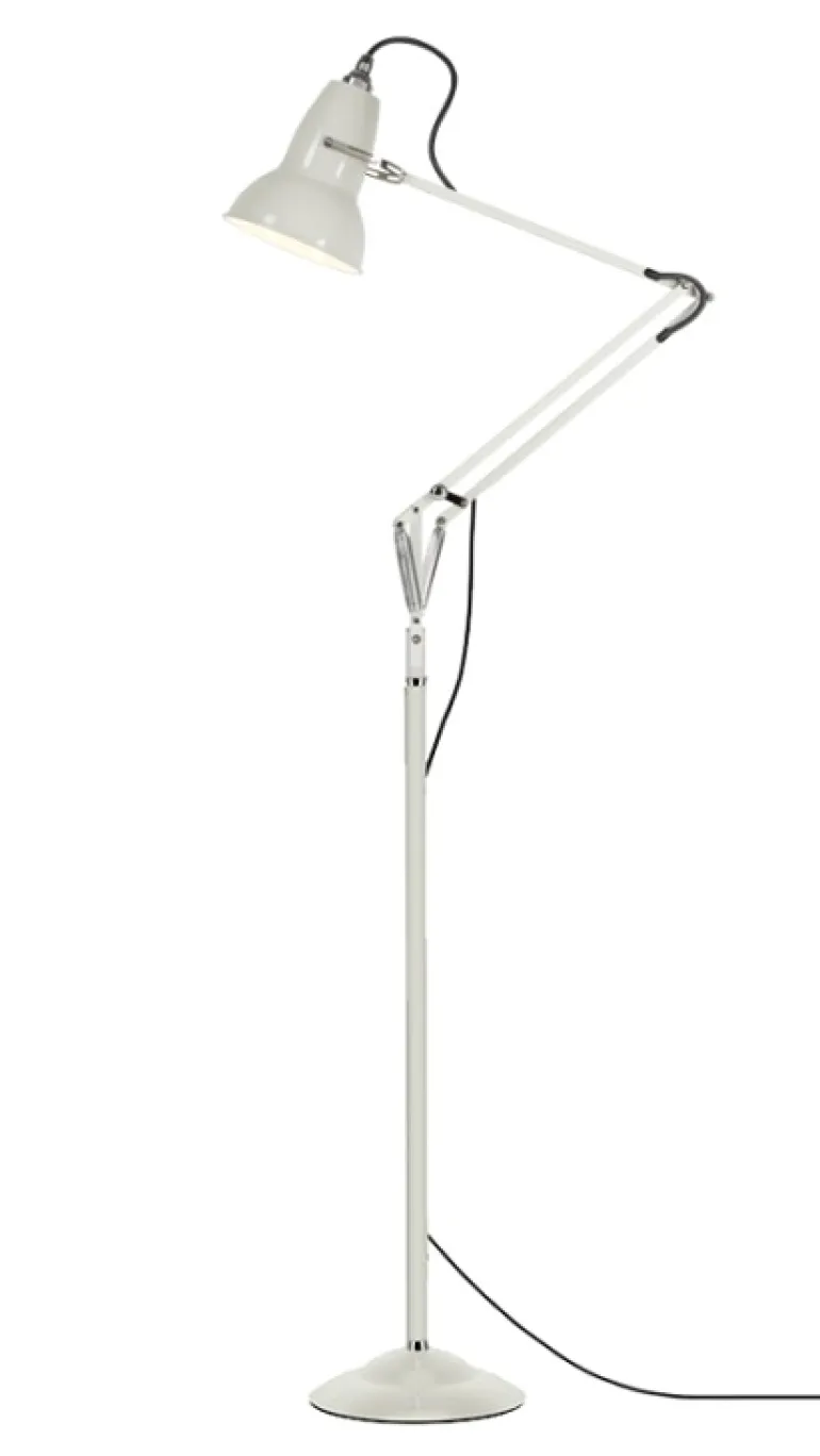 Original 1227 gulvlampe, hvid / linen white