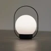Palla T1 batterilampe / bordlampe, mat sort