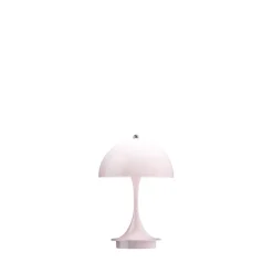 Panthella 160 Portable V3 bord- / batterilampe, lys rosa opal