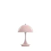 Panthella 160 Portable V2 bord- / batterilampe, metal lys rosa
