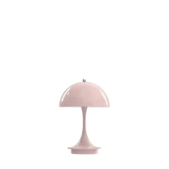 Panthella 160 Portable V2 bord- / batterilampe, metal lys rosa