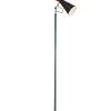 Parliament gulvlampe, sort/rød