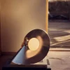Peel bordlampe, rustfrit stål