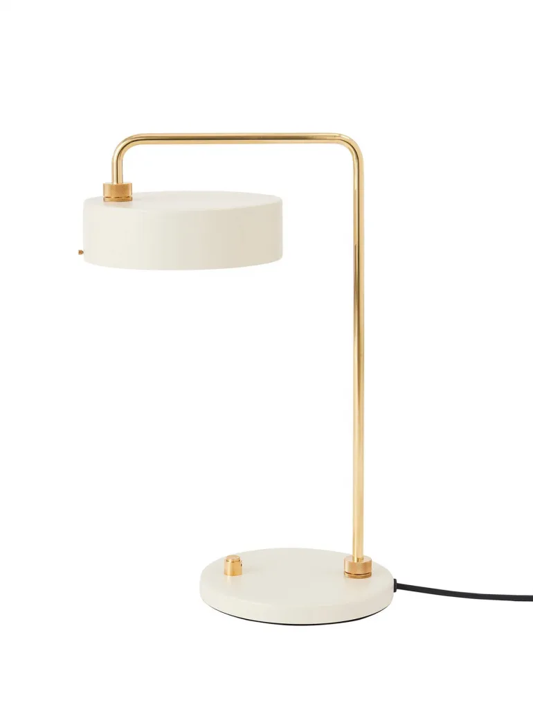 Petite Machine bordlampe, østershvid