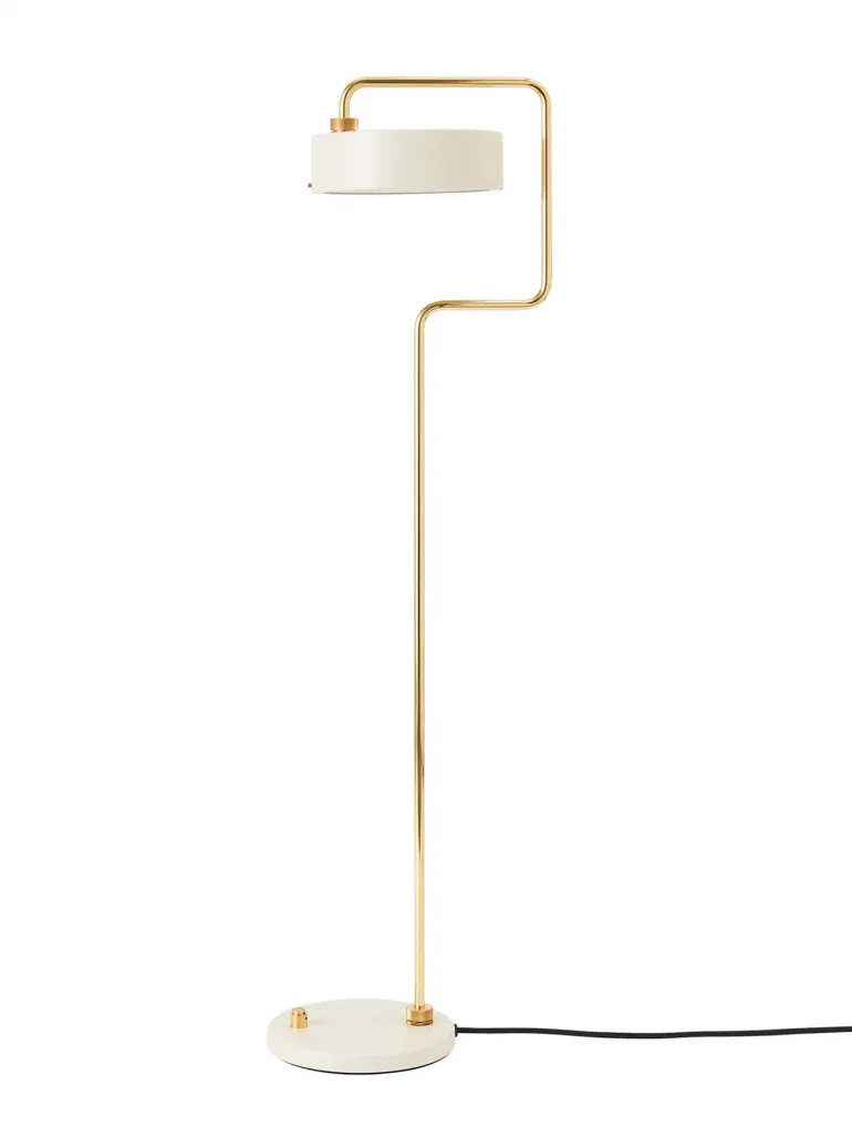 Petite Machine gulvlampe, østershvid