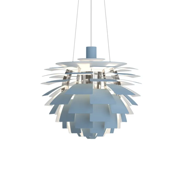 PH Artichoke Ø48 pendel, dusty blue/krom