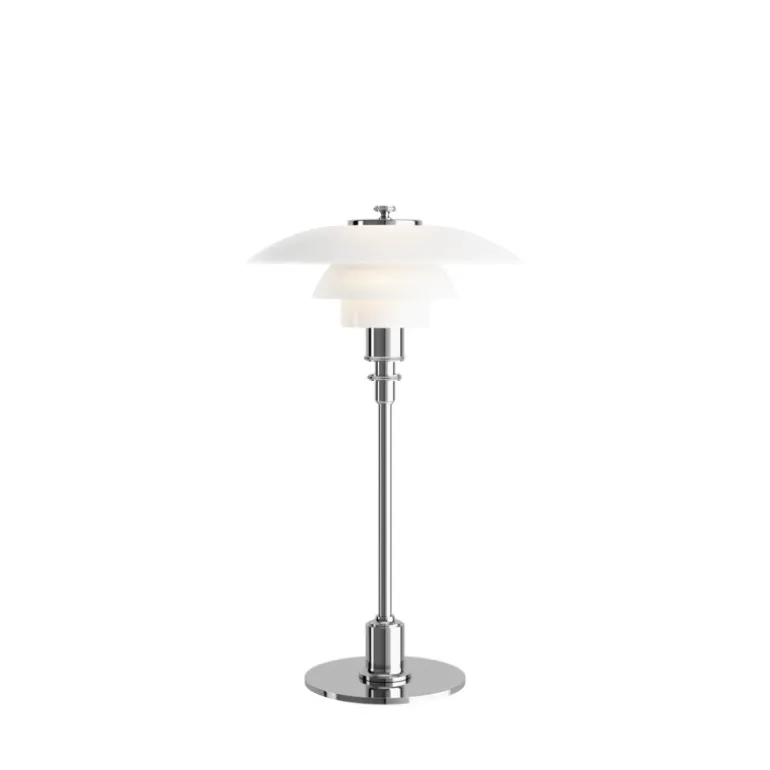 PH 2/1 bordlampe, krom