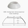 PH 2/1 glas mellemskærm