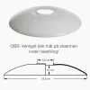 PH 3/2 glas overskærm t/pendel