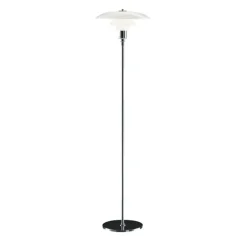 PH 3½-2½ gulvlampe, krom