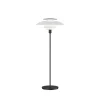 PH 80 gulvlampe on/off, hvid opal akryl/sort