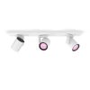 Philips Hue Argenta White and Color Ambiance 3 spots, hvid