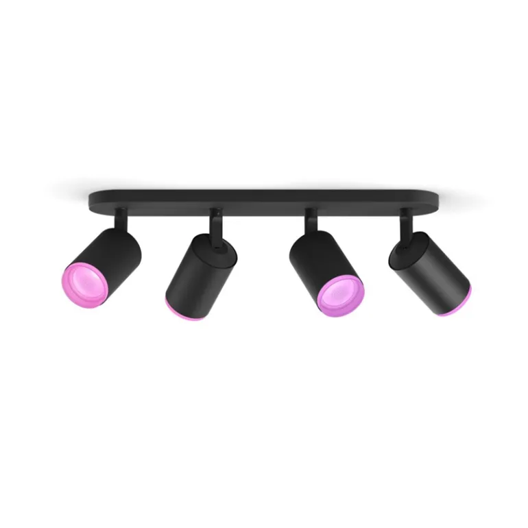Philips Hue Fugato White and Color Ambiance 4 spots, sort