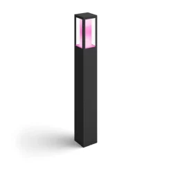 Philips Hue Impress White and Color Ambiance udendørs post / søjle, sort