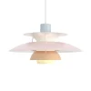 PH 5 pendel, pastel blå/rosa/peach