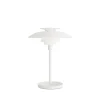 PH 80 Portable batterilampe / bordlampe, opal/hvid