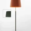 Pie de salón Gulvlampe G1 grøn/messing