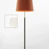 Pie de salón Gulvlampe G1 hvid/messing