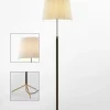 Pie de salón Gulvlampe G3 hvid/messing