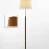 Pie de salón Gulvlampe G3 sennep/krom