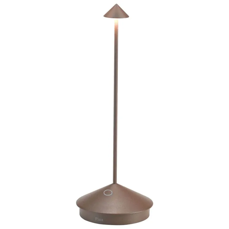 Pina batterilampe / bordlampe, corten