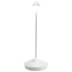 Pina batterilampe / bordlampe, hvid