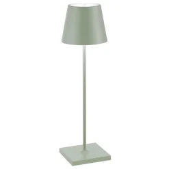 Poldina batterilampe / bordlampe, salviegrøn