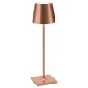 Poldina batterilampe / bordlampe, antik kobber