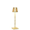 Poldina micro batterilampe / bordlampe, sort/antik guld