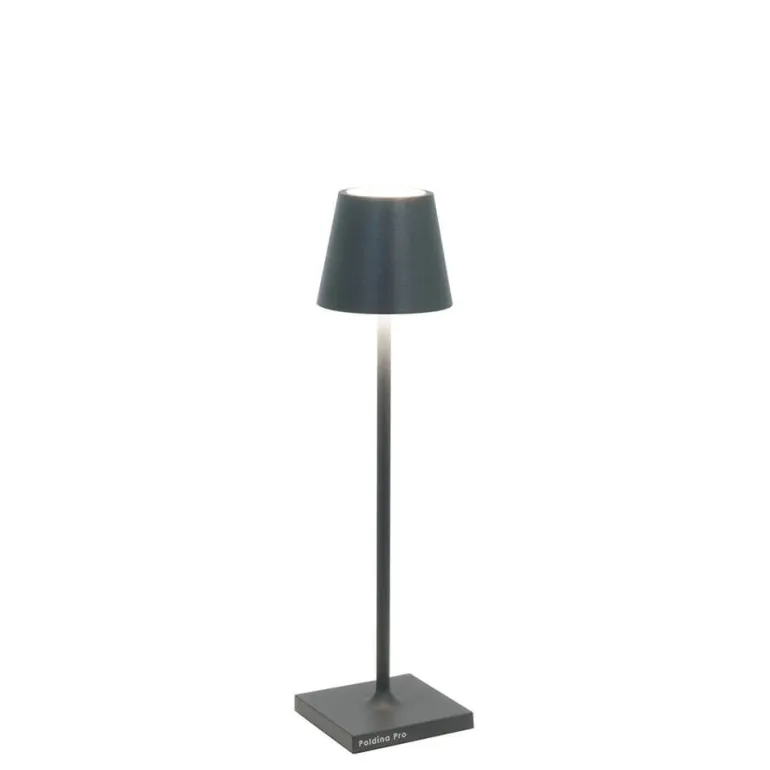 Poldina micro batterilampe / bordlampe, mørkegrå