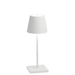 Poldina mini batterilampe / bordlampe, hvid