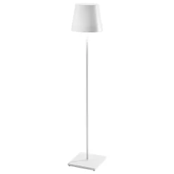 Poldina XXL batterilampe / gulvlampe, hvid