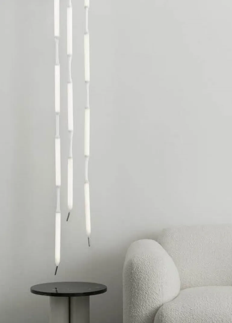 Reb lampe 5, hvid