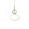 Rizzatto 32 pendel, satin brass/opal