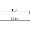 S14d LED 3W, 275 lumen, 300 mm, dæmpbar