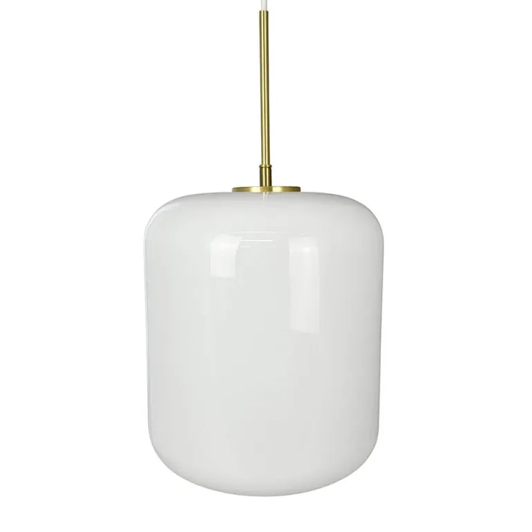 Silvia D25 pendel, opal/messing