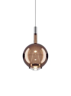 Sky-Fall Round medium pendel, bronze