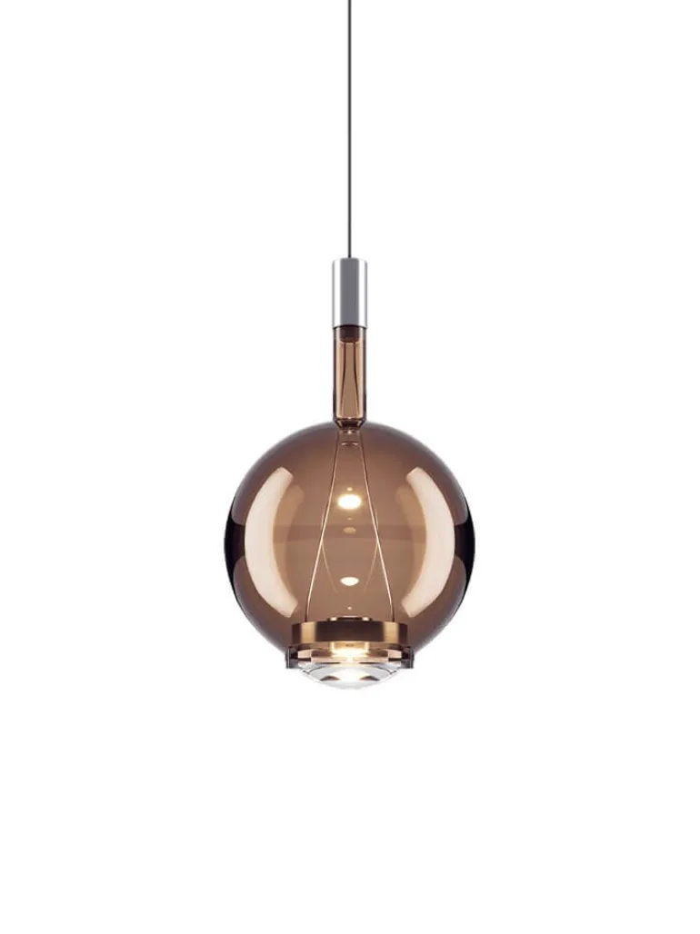 Sky-Fall Round medium pendel, bronze