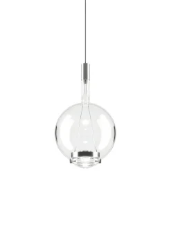 Sky-Fall Round medium pendel, krystal